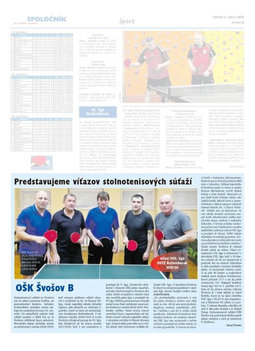 Švošov v&nbsp;roku 2020&nbsp;1